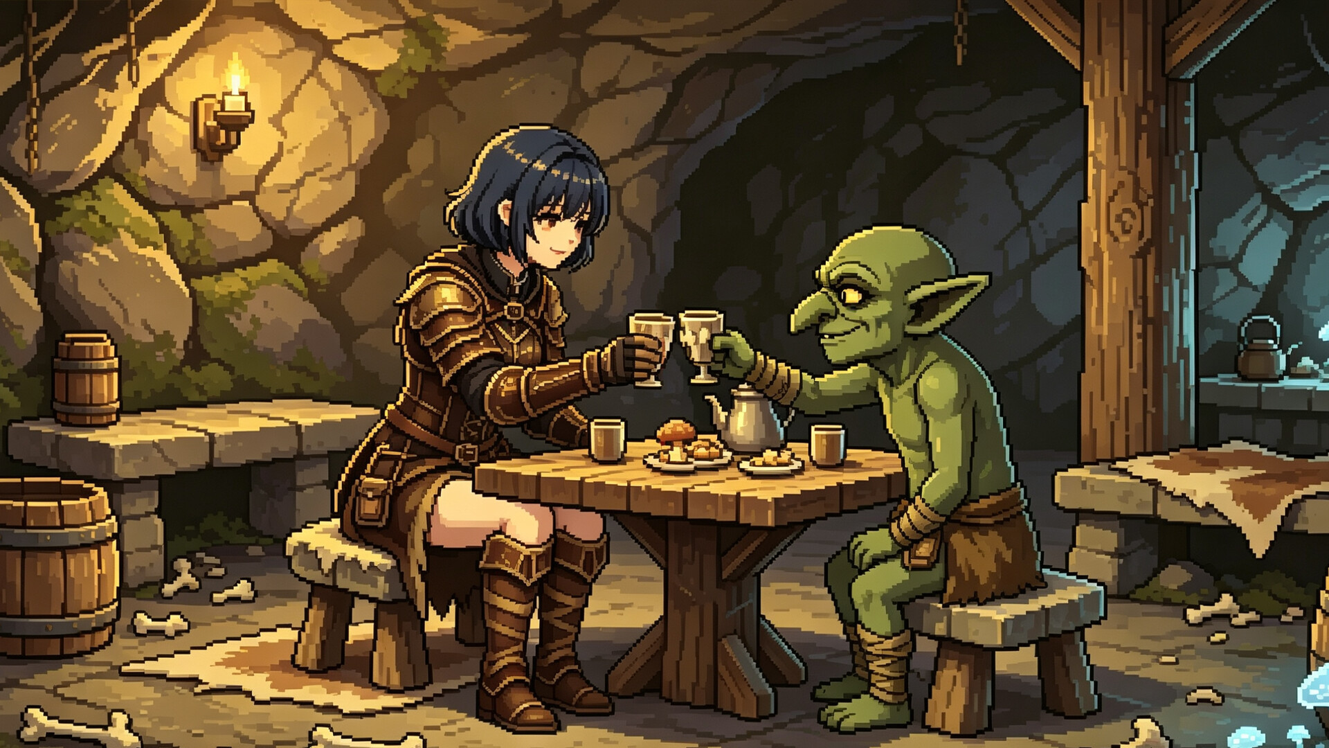 Изображение игры: Mia and the Dungeon