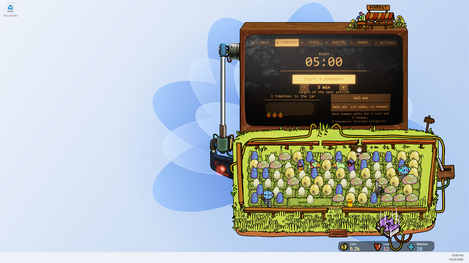 Изображение игры: Type 'n Hatch
