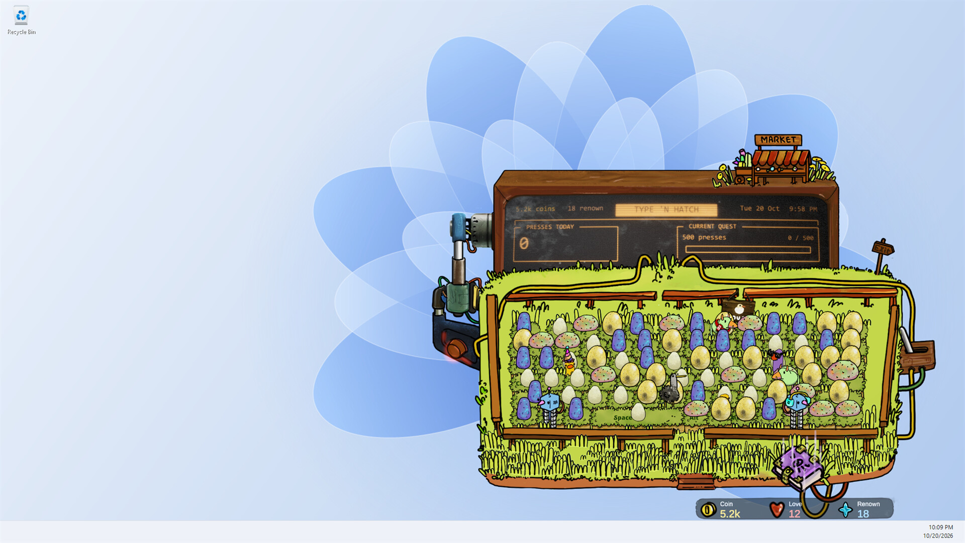 Изображение игры: Type 'n Hatch