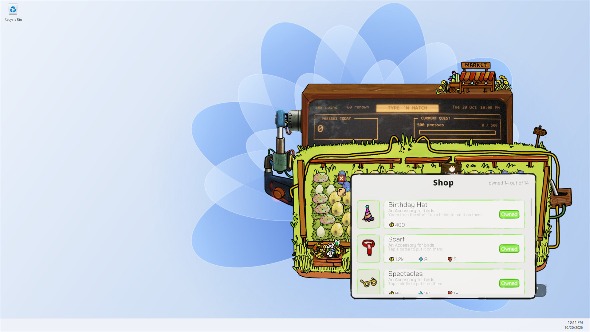 Изображение игры: Type 'n Hatch