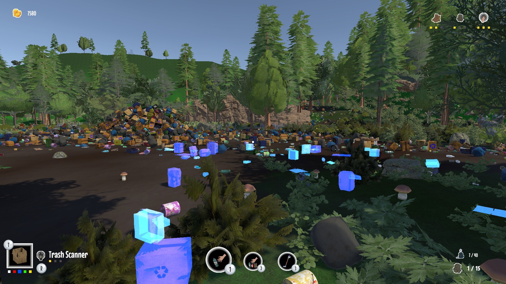 Изображение игры: Trash to Trees: Tidy up the forest!
