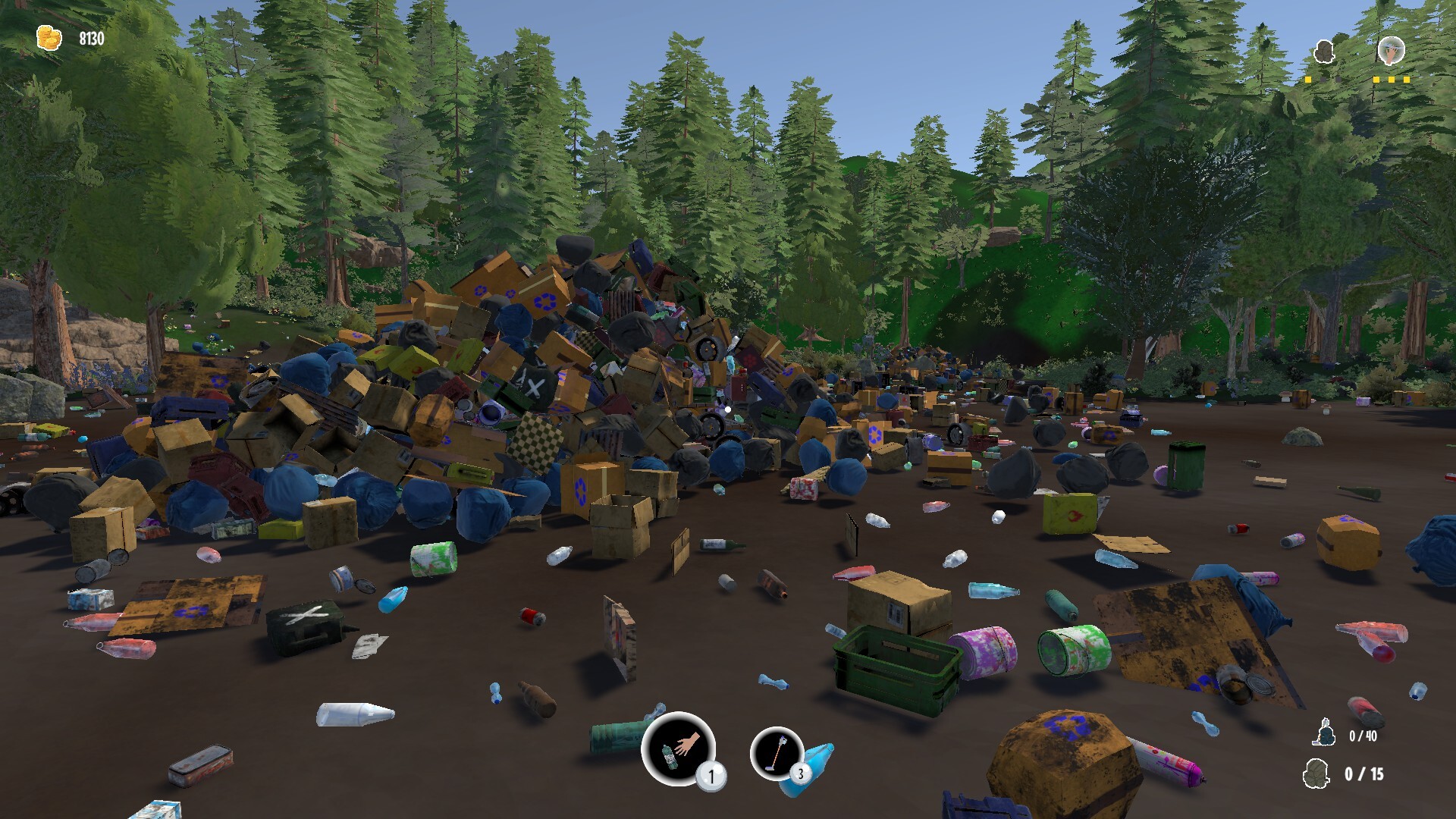 Изображение игры: Trash to Trees: Tidy up the forest!