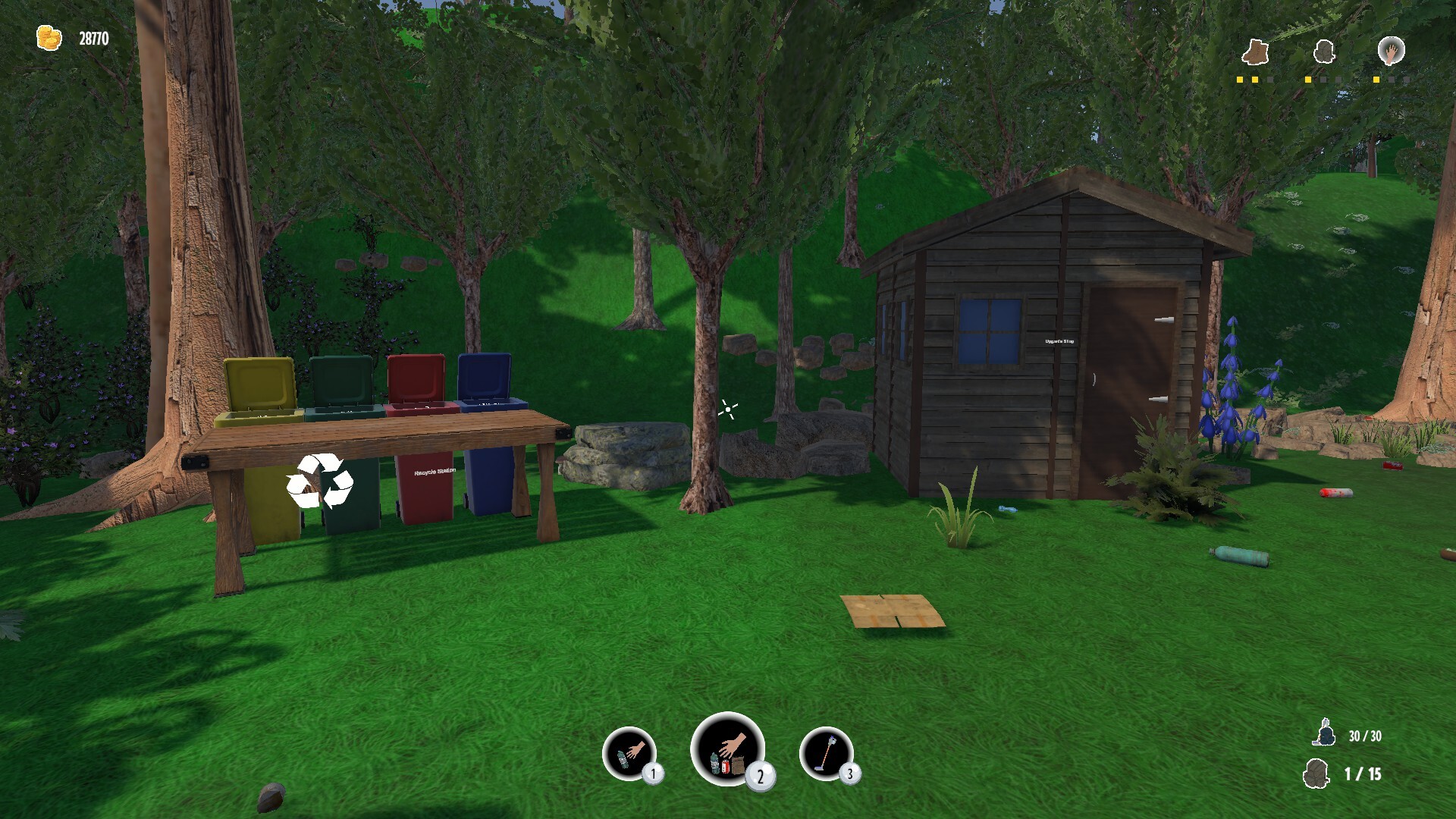 Изображение игры: Trash to Trees: Tidy up the forest!