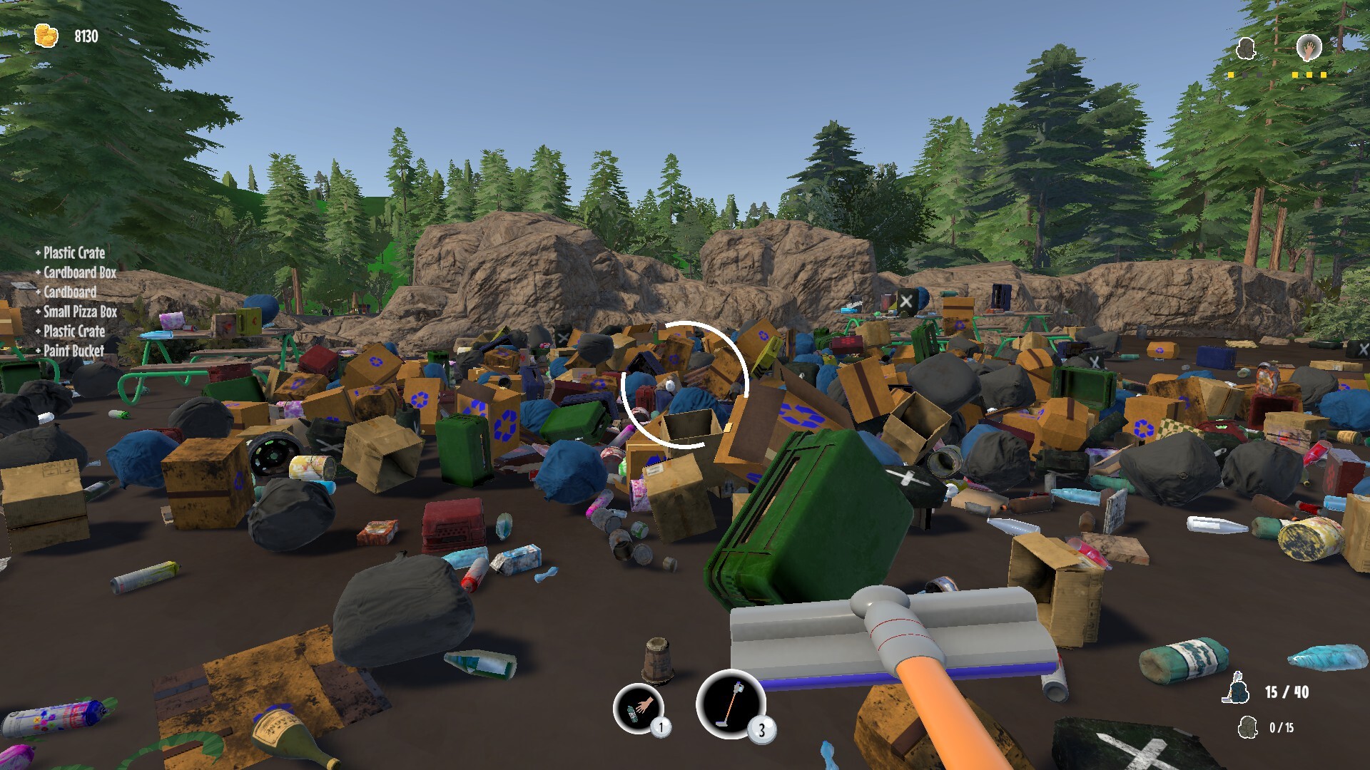 Изображение игры: Trash to Trees: Tidy up the forest!