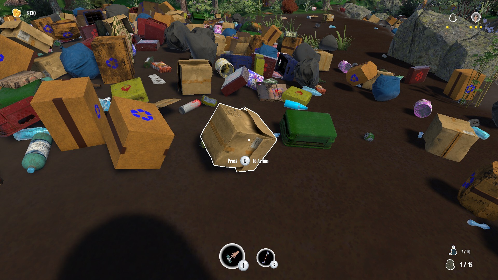Изображение игры: Trash to Trees: Tidy up the forest!