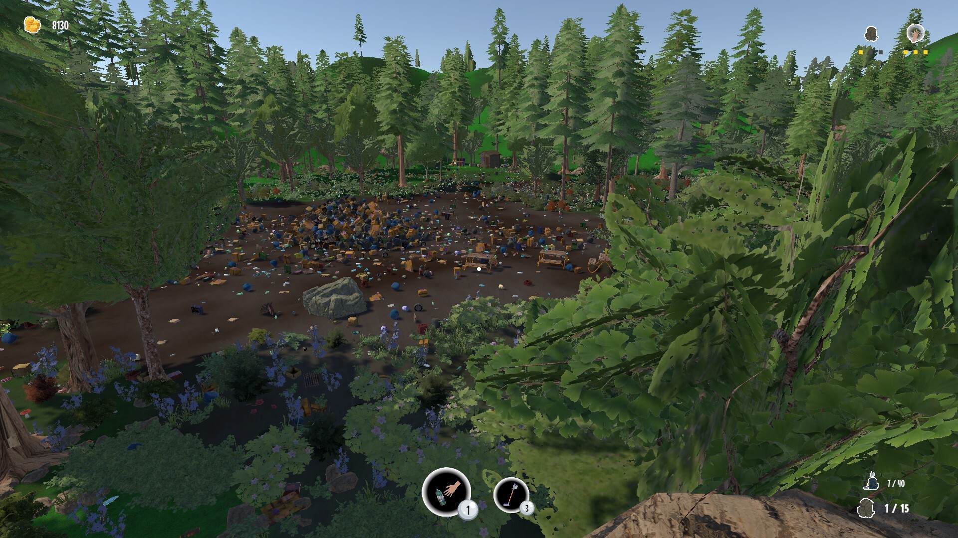Изображение игры: Trash to Trees: Tidy up the forest!