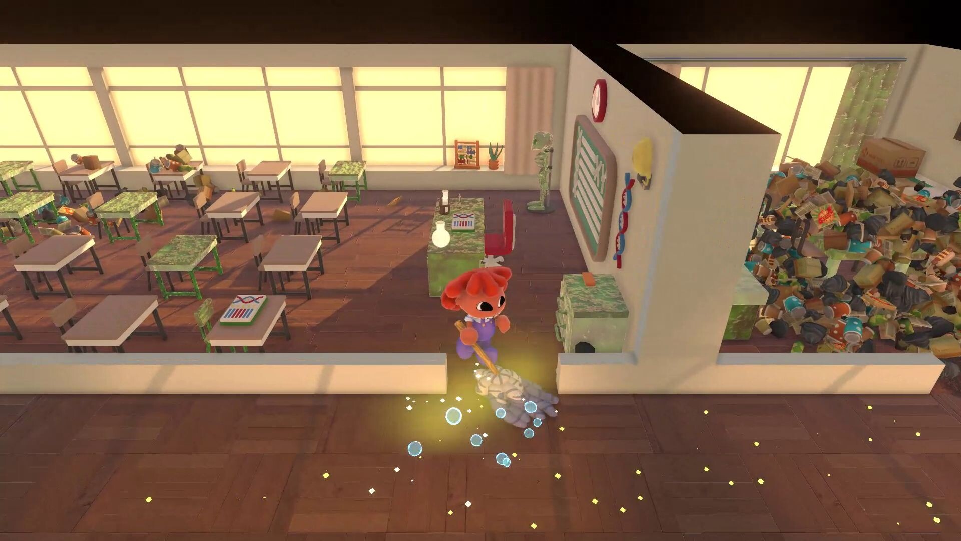 Изображение игры: Cleaning Up!