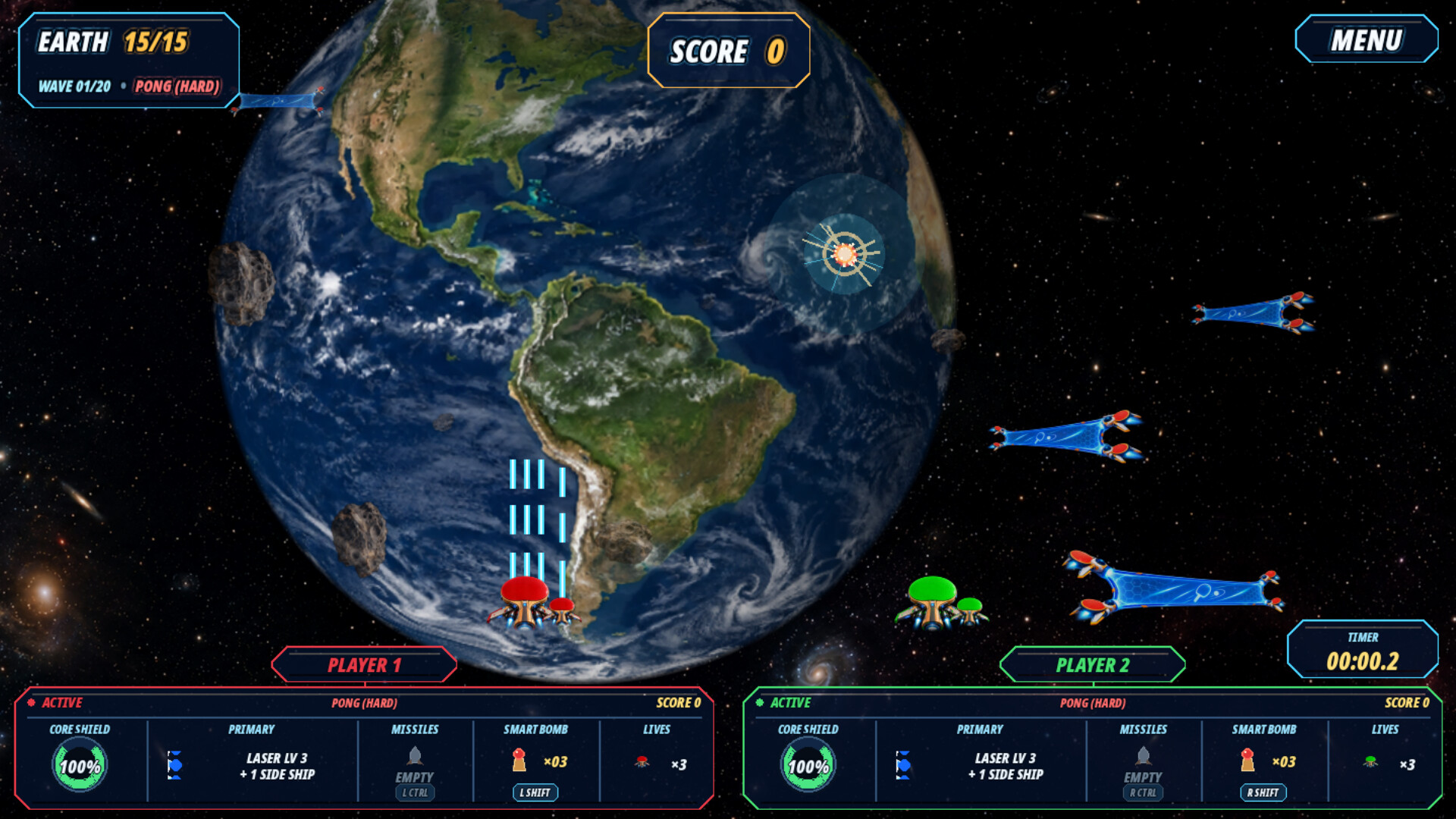 Изображение игры: Ping Pong Attack: Return of the Pong