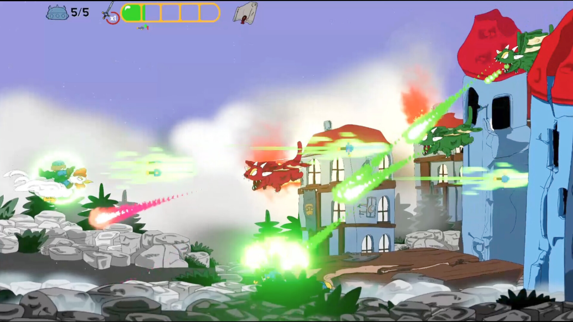 Изображение игры: Dragons Invasion