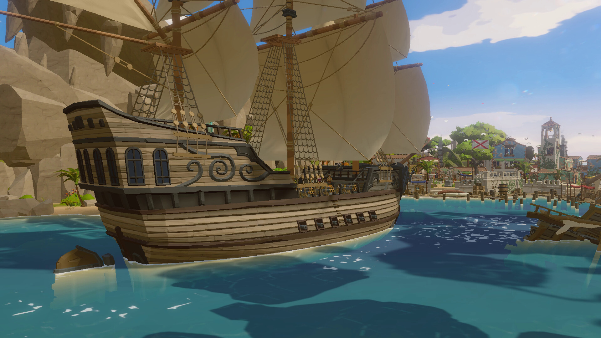 Изображение игры: Chained Pirates Together