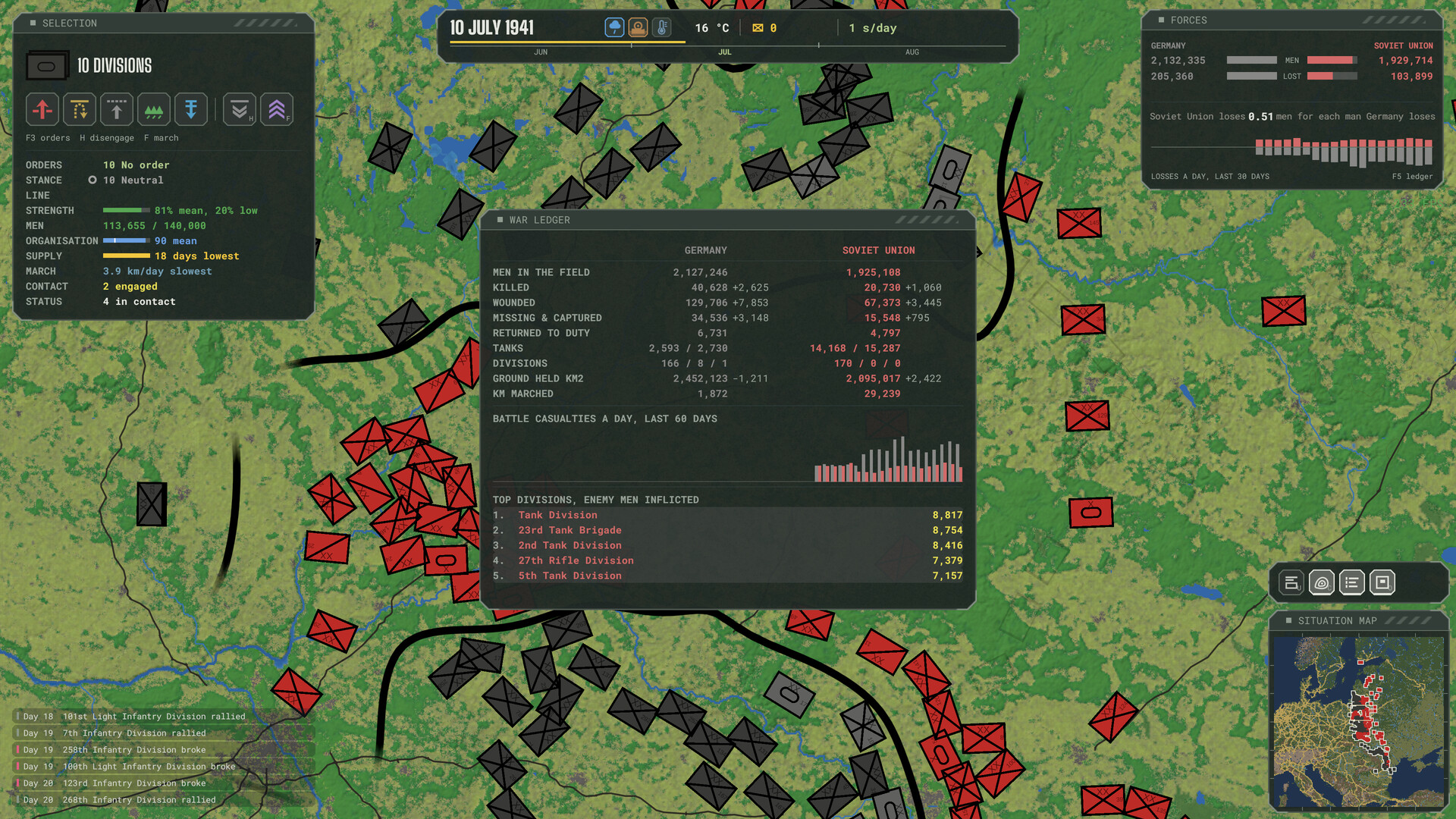 Изображение игры: Frontline Marshal