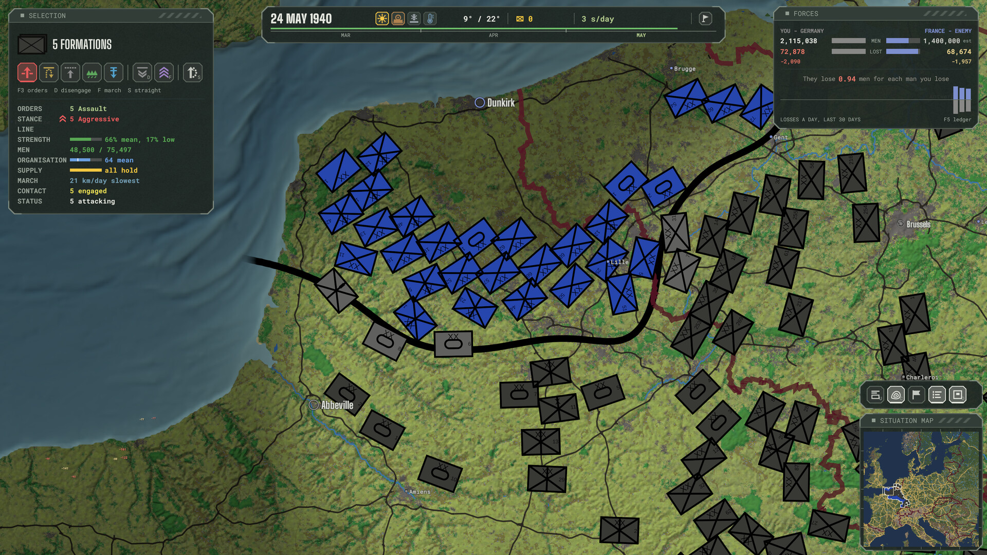 Изображение игры: Frontline Marshal
