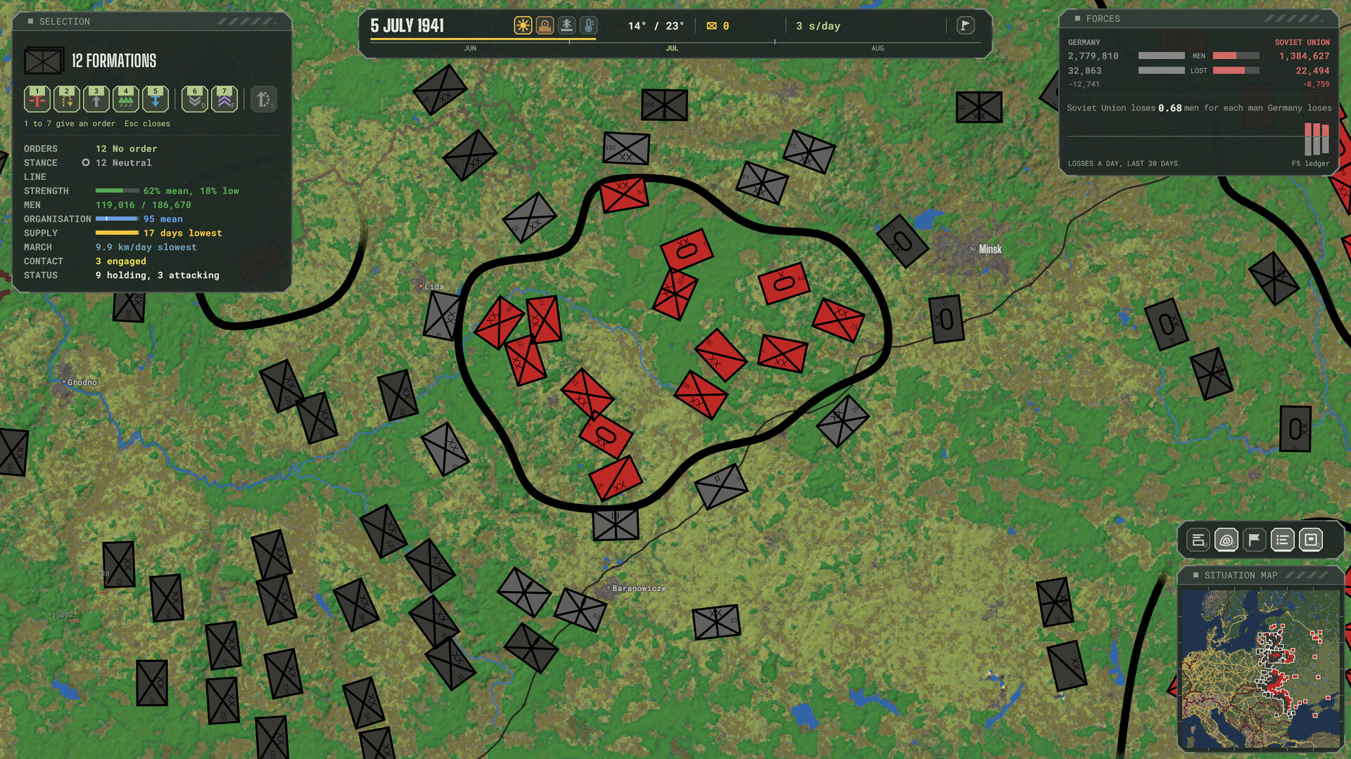 Изображение игры: Frontline Marshal