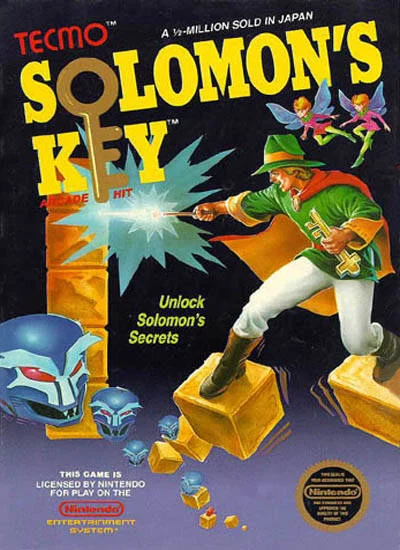 Изображение игры: Solomon's Key (1986)