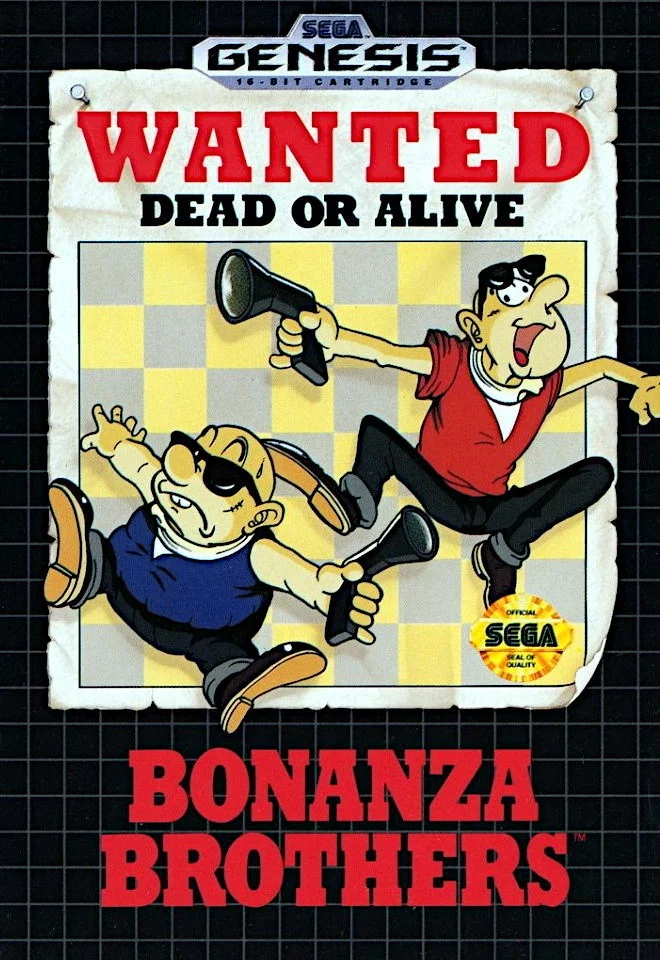 Изображение игры: Bonanza Bros. (1990)