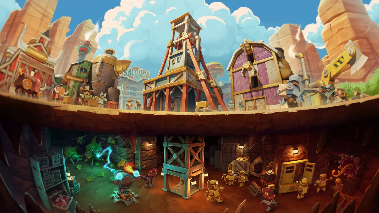 Изображение игры: SteamWorld Build