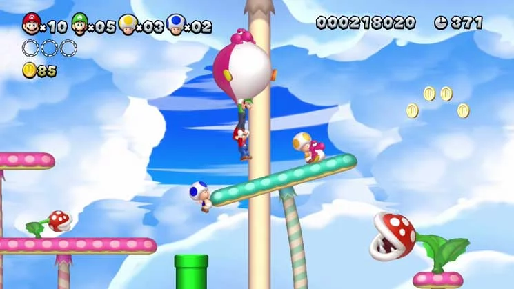 Изображение игры: New Super Mario Bros. U