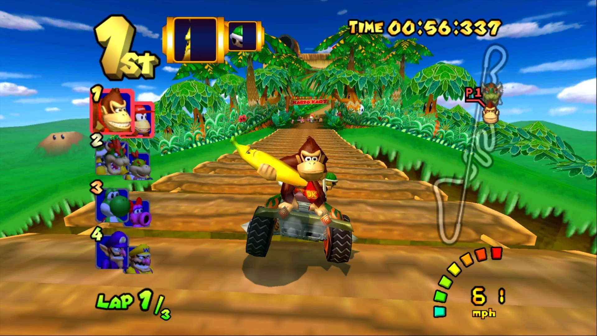 Изображение игры: Mario Kart: Double Dash