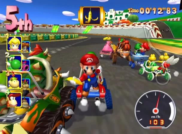 Изображение игры: Mario Kart: Double Dash