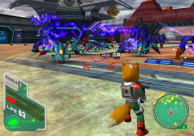 Изображение игры: Star Fox Assault (2005)