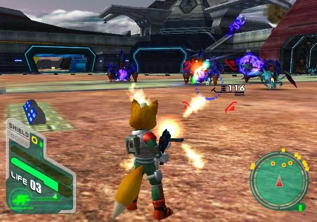 Изображение игры: Star Fox Assault (2005)