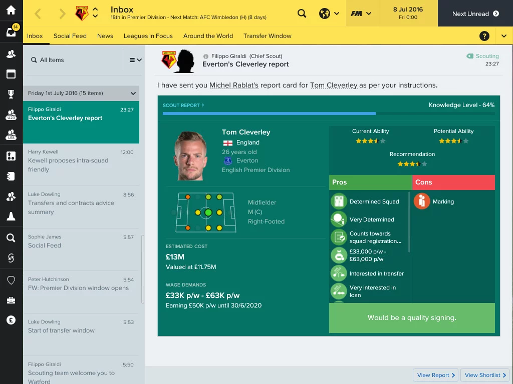 Изображение игры: Football Manager 2017