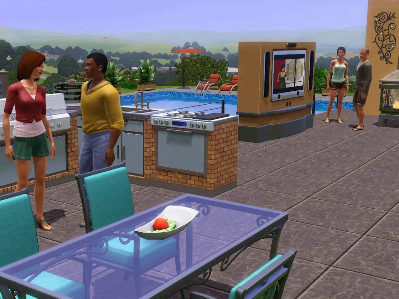 Изображение игры: The Sims 3: Outdoor Living Stuff