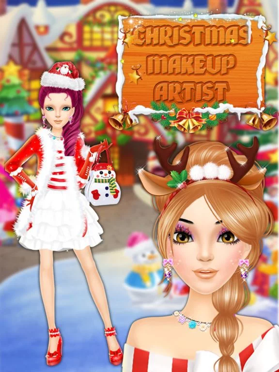Изображение игры: Christmas Makeup Artist