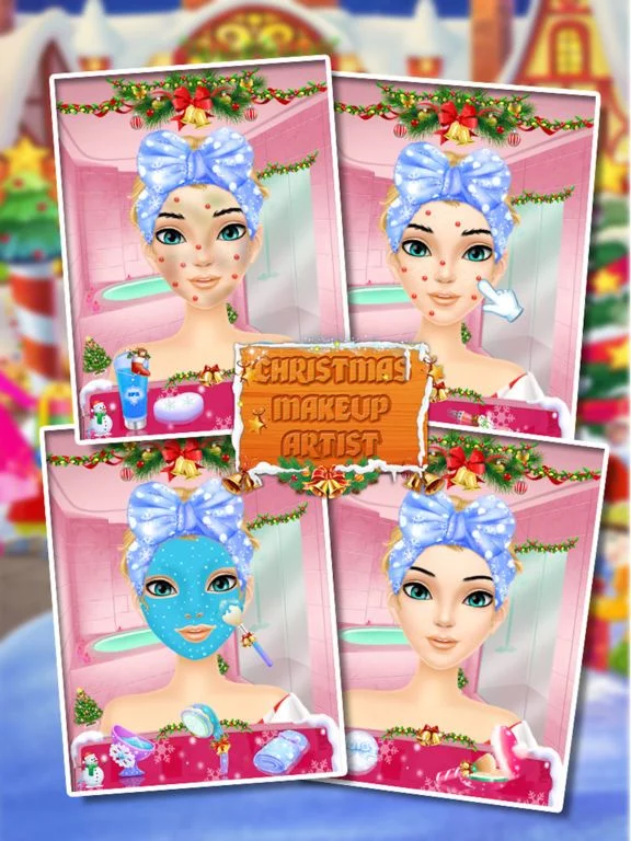 Изображение игры: Christmas Makeup Artist