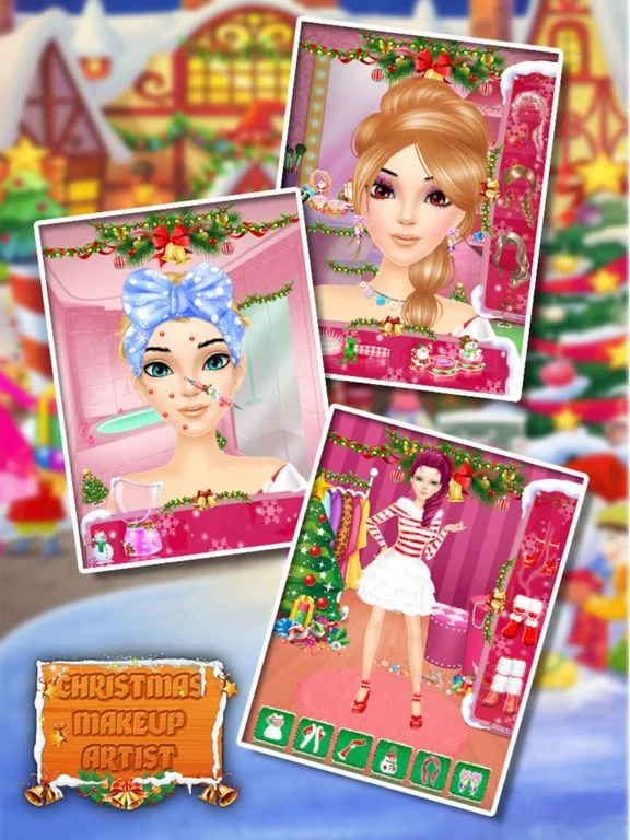 Изображение игры: Christmas Makeup Artist