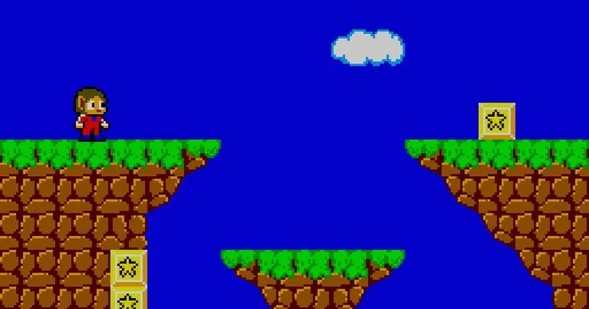 Изображение игры: Alex Kidd in Miracle World