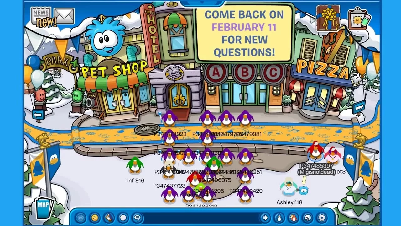 Изображение игры: Club Penguin