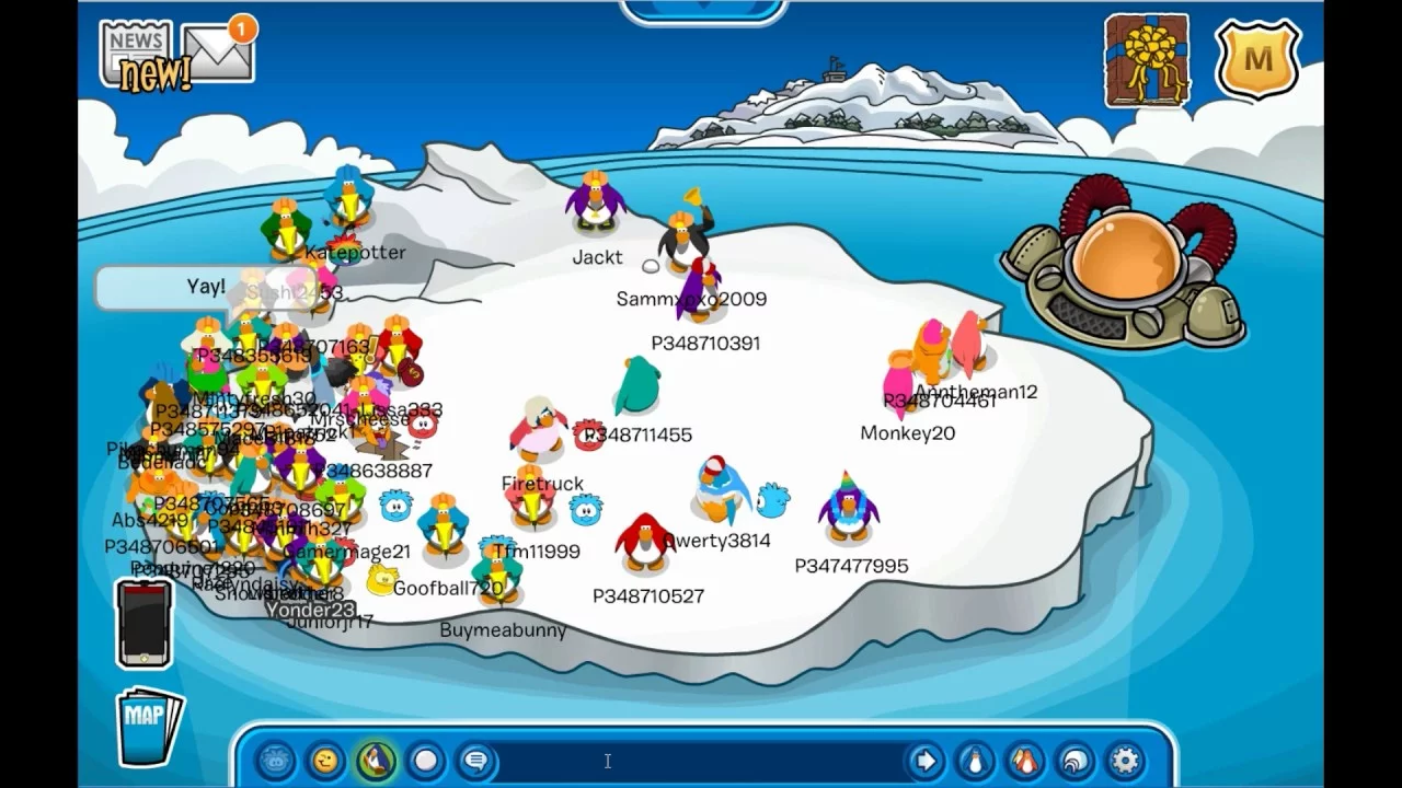 Изображение игры: Club Penguin