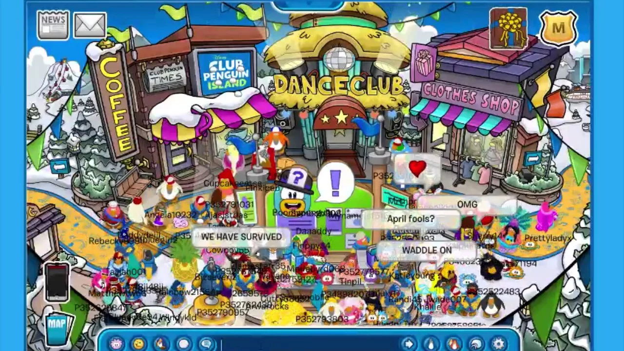 Изображение игры: Club Penguin