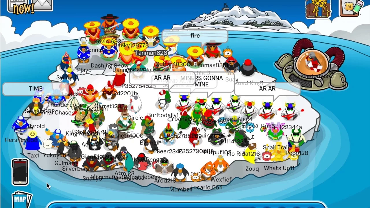 Изображение игры: Club Penguin