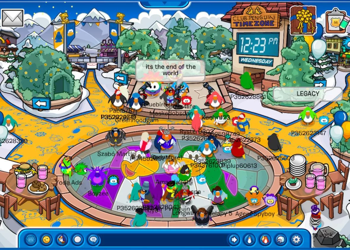 Изображение игры: Club Penguin