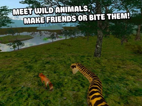Изображение игры: Snake Hunt Survival Simulator 3D