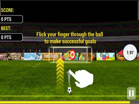 Изображение игры: Football Super Free kick: A Flick Soccer game