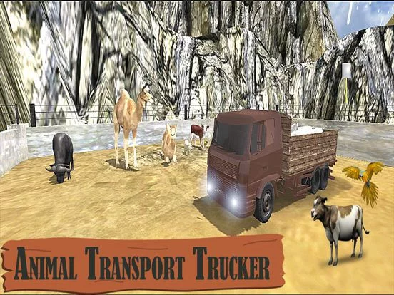 Изображение игры: Farm Animal Loader: Mountain Transporter Truck