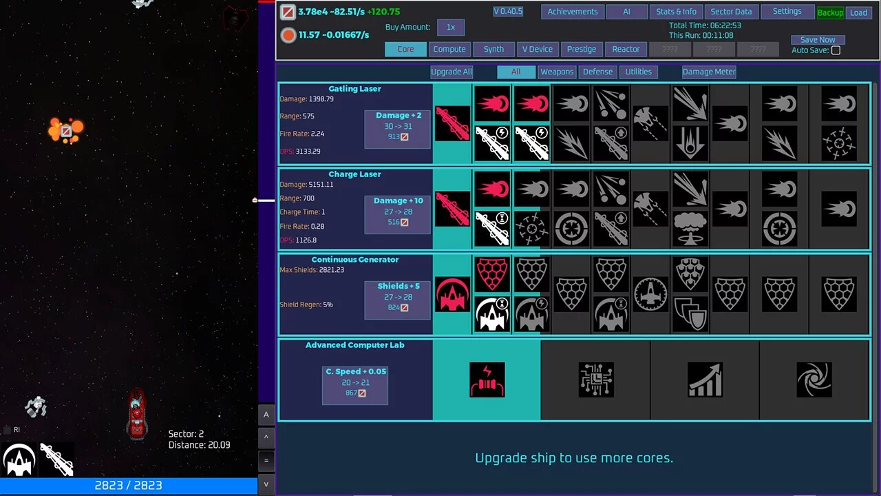 Изображение игры: Unnamed Space Idle