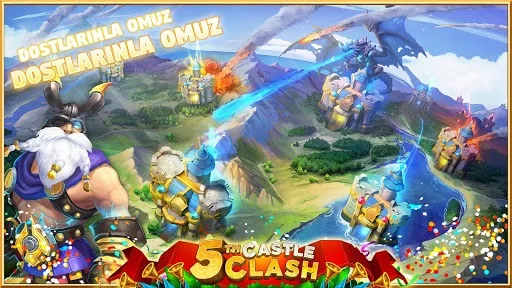 Изображение игры: Castle Clash Korkusuz Takımlar