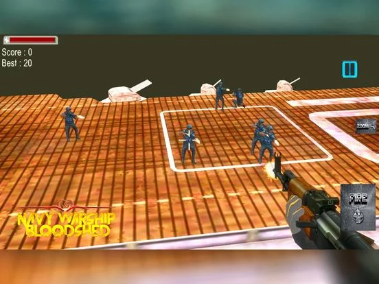 Изображение игры: Navy warship bloodshed: Sea battle game