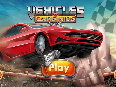 Изображение игры: Vehicles and Cars Kids Racing: car racing game for kids simple and fun ! FREE