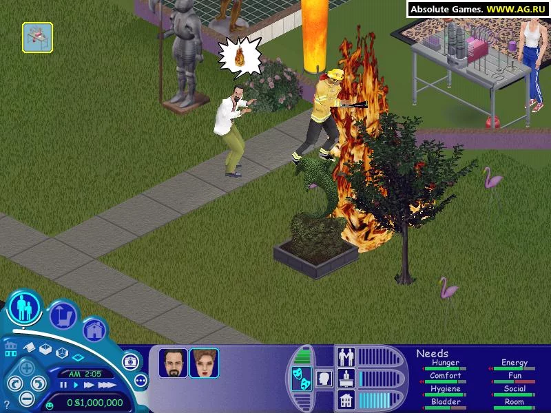 Изображение игры: The Sims: Livin' Large