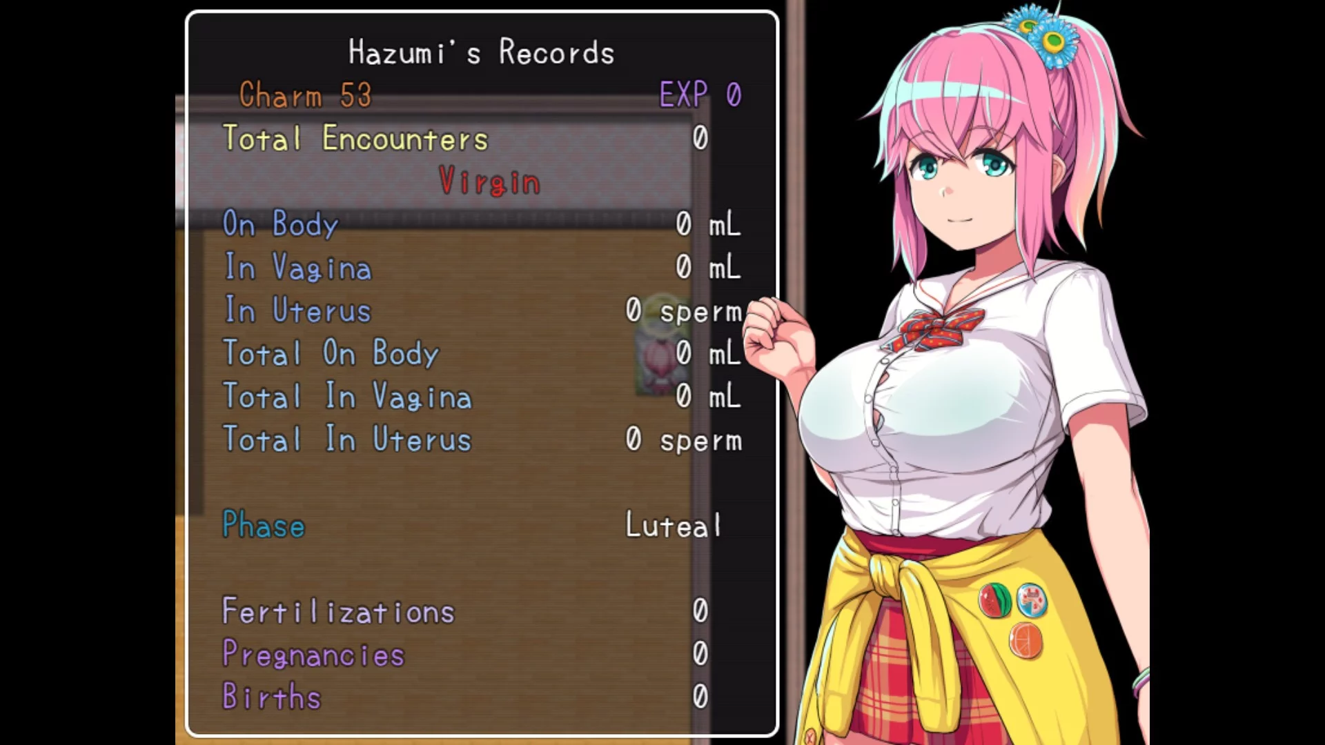 Изображение игры: Hazumi and the Pregnation