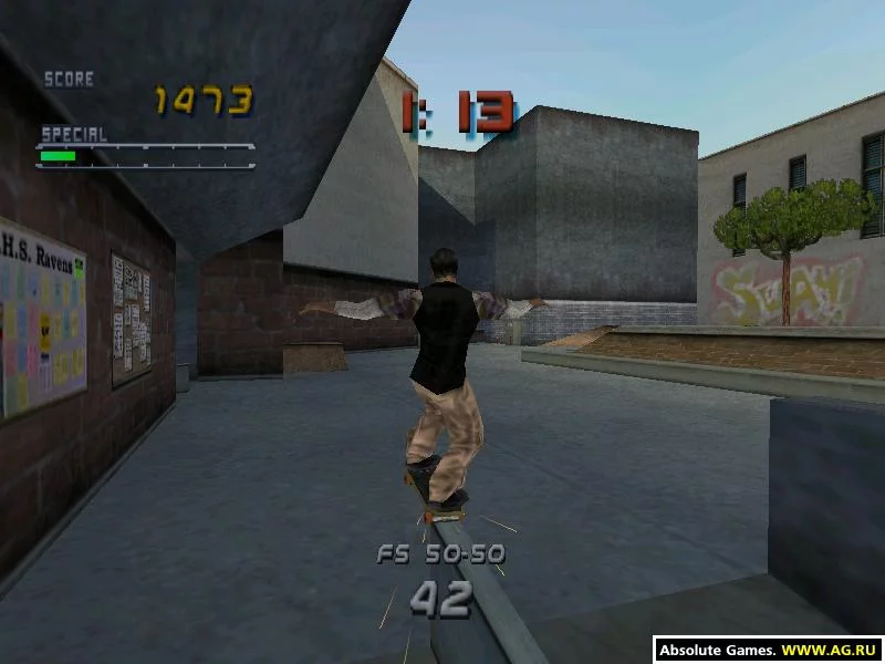 Изображение игры: Tony Hawk's Pro Skater 2