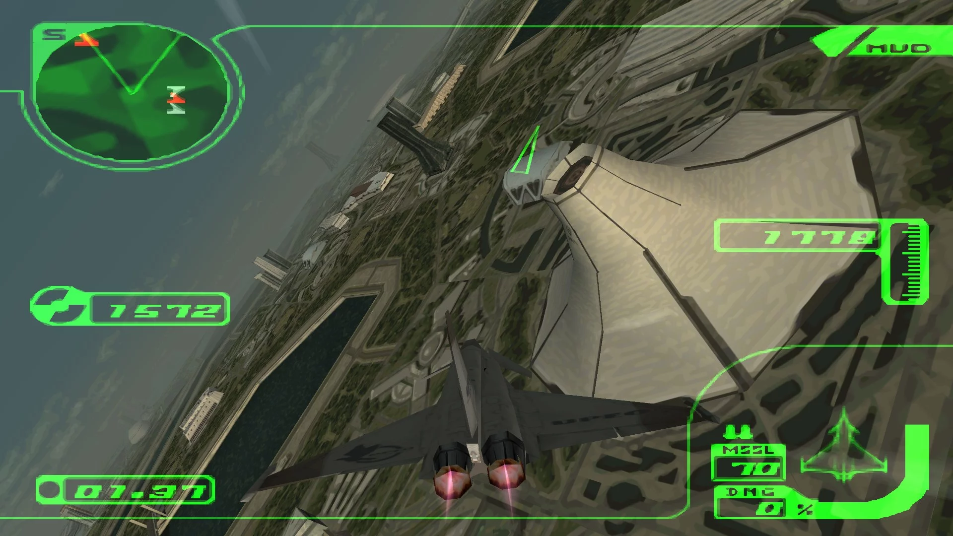 Изображение игры: Ace Combat 3: Electrosphere