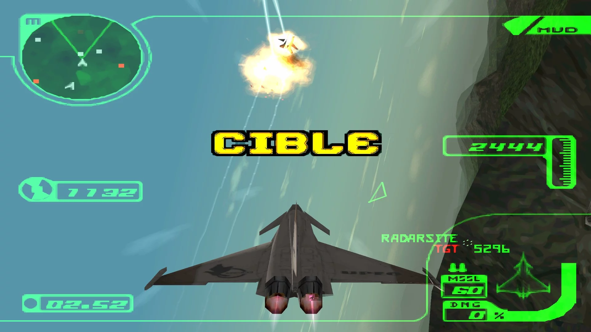 Изображение игры: Ace Combat 3: Electrosphere