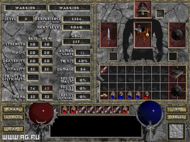 Изображение игры: Diablo