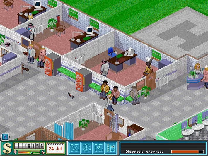 Изображение игры: Theme Hospital